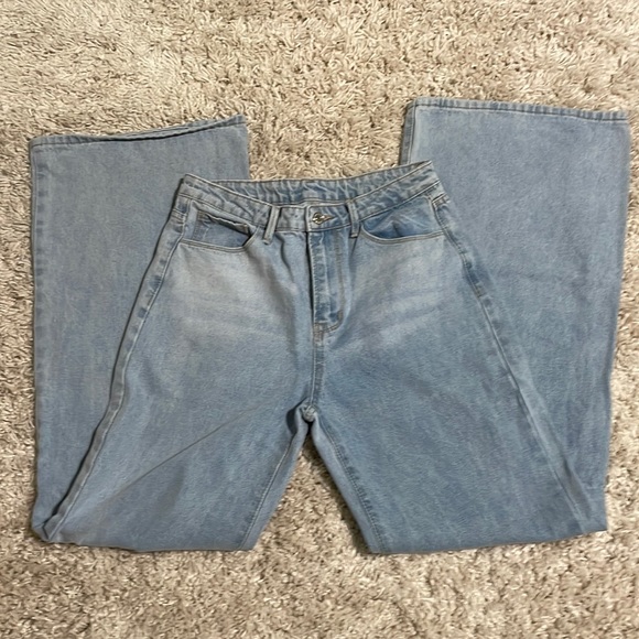 SHEIN Denim - SHEIN High Waisted Wide-Leg Jeans